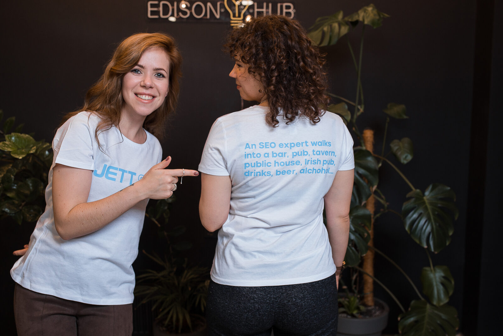 JettSEO team having fun at the office
